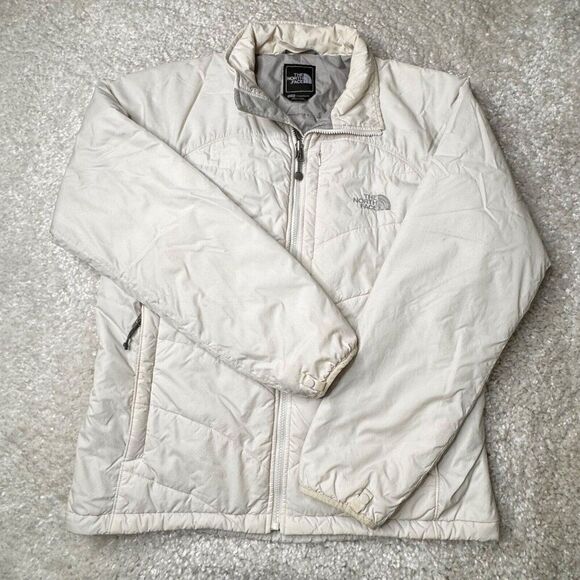 The North Face Jackets & Blazers - The North Face Primaloft Insulated Full Zip Jacket Off White Ivory